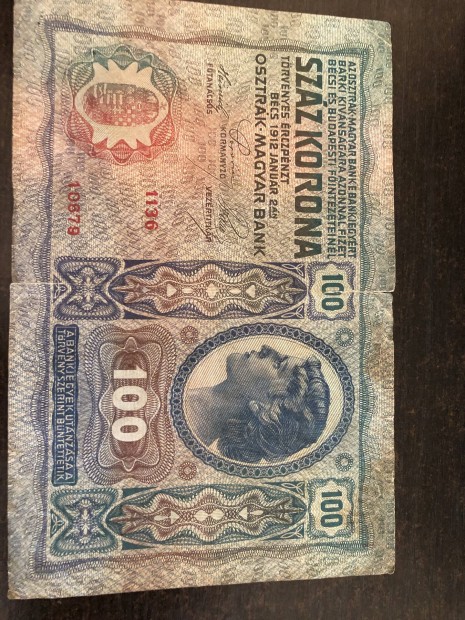 1912 100 korona