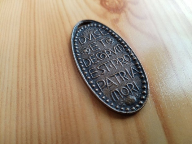 1914-es bronz hbors emlkrem Patriota Zutt Adolf Richard 