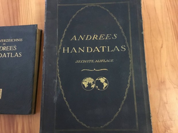 1914-es vilgatlasz , Andree Handatlas Elad!!!