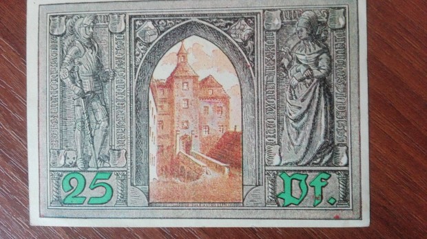 1921-es paprpnz Nmet 25 pfennig