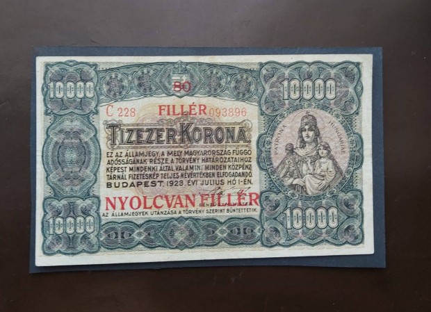 1923 Tzezer Korona Orell Fsli gyjti darab