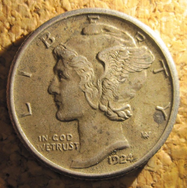 1924S Mercury Dime