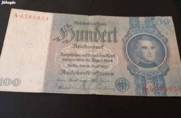 1924 / 100 Reichsmark Nmetorszg