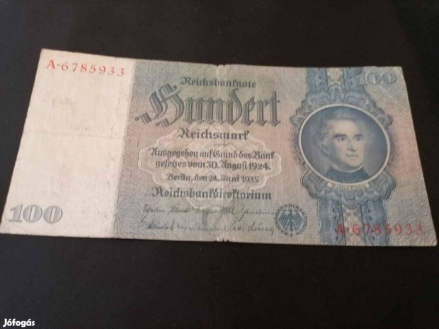 1924 / 100 Reichsmark Nmetorszg