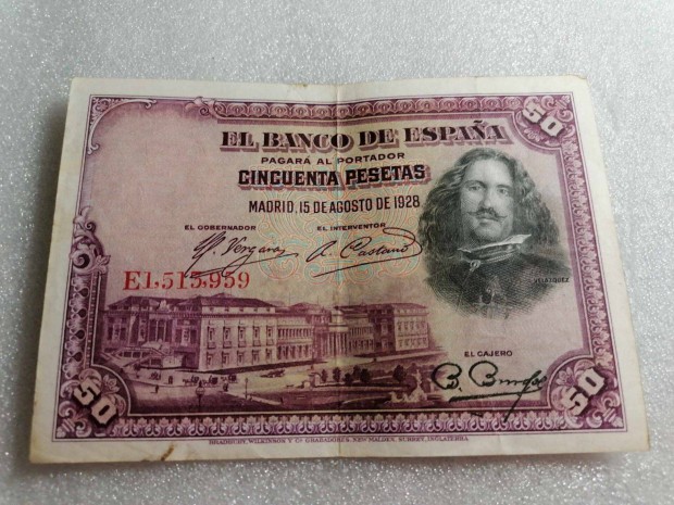 1928 / 50 Peseta Spanyolorszg (MM)