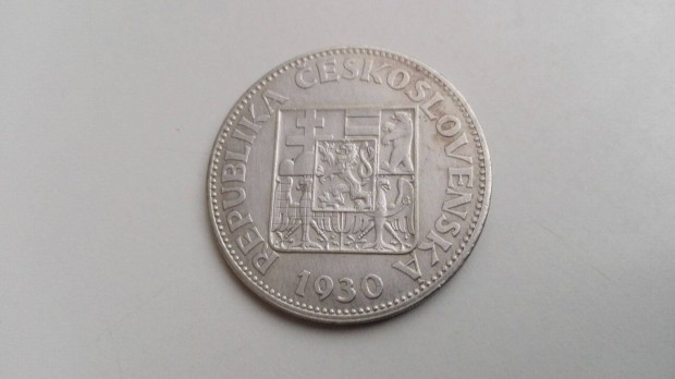 1930-as Csehszlovk ezst 10 korona