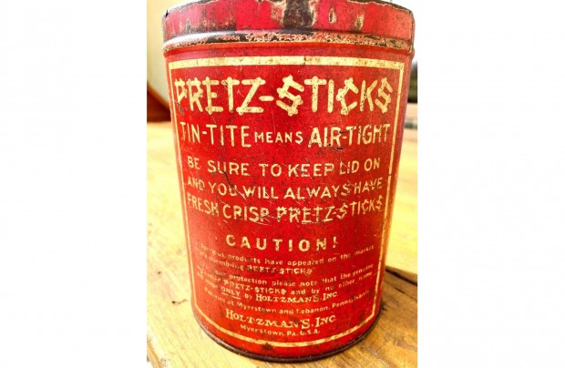 1930-as vek Holtzman's Cheese Pretz-Sticks fm doboz plh reklm