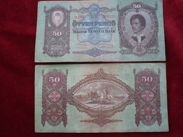 1932-es 50 peng elad