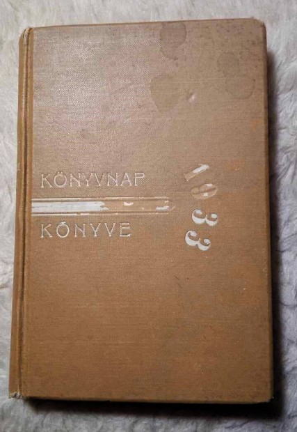 1933 Magyar Knyvnap Knyve, korabeli alrsokkal