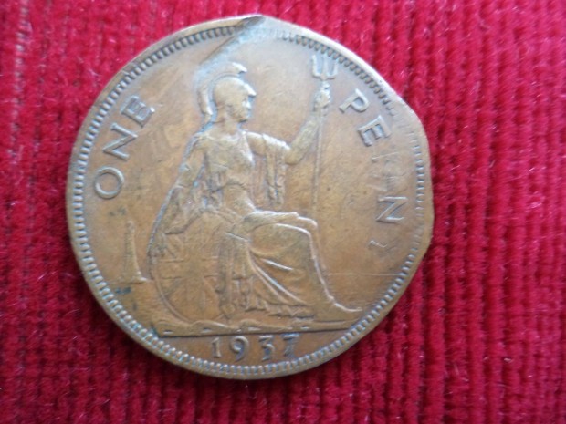 1937-es 1 penny elad