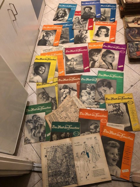 1940-es évekbeli német szabásminta divat magazinok