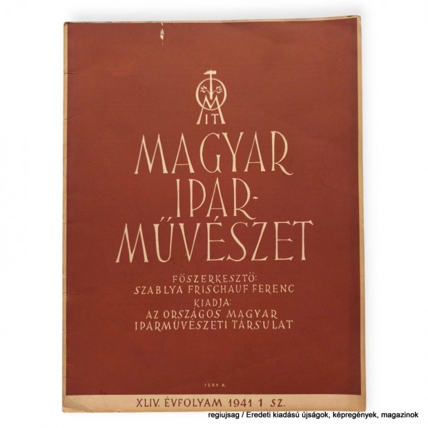 1941 janur / Magyar Iparmvszet / Eredeti jsg Ssz.: 33576