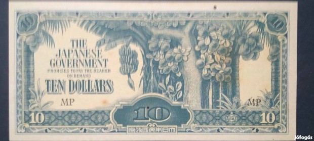 1942 / 10 Dollars Malajzia Japn Megszlls (M)