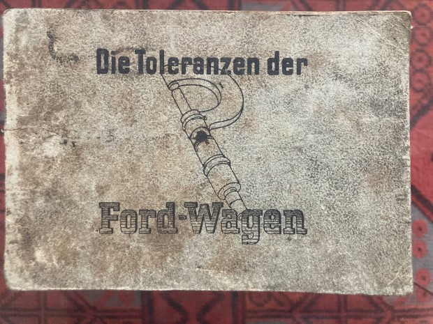 1943-as Ford szerviz f�zet - ritkas�g