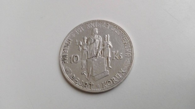 1944-es Szlovk ezst 10 korona