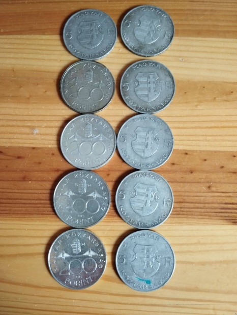 1947 5 forint s 1993 s 1994 200 forint