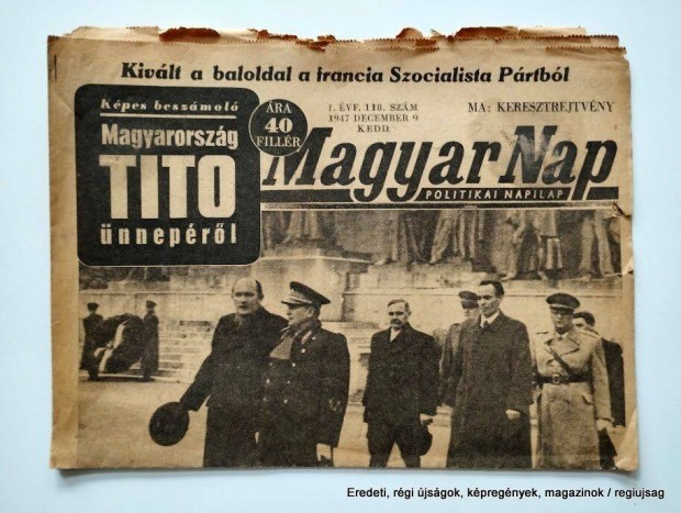 1947 december 9 / Magyar Nap / jsg - Magyar / Ssz.: 26864