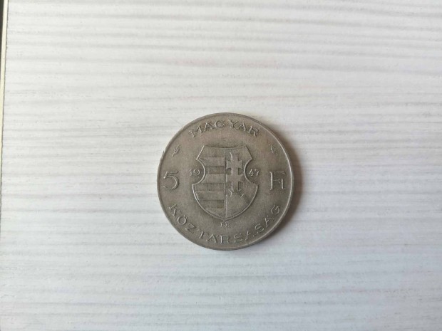 1947-es ezst 5 forint