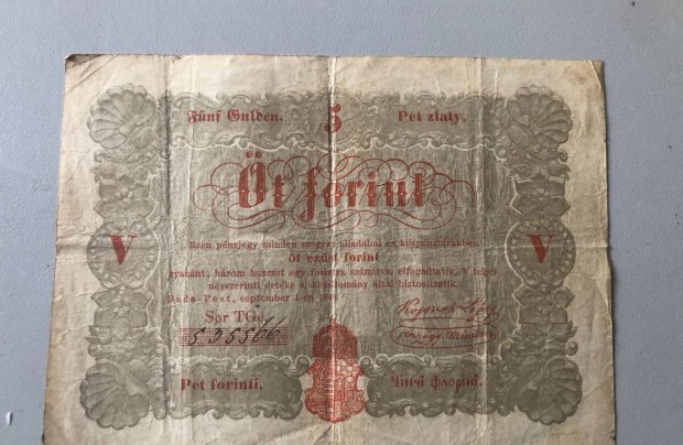 1948-as Kossuth 5 forintos elad