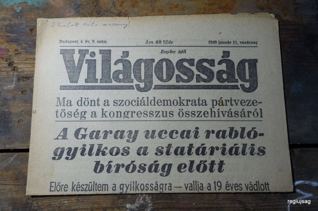 1948 janur 11 / Vilgossg / Ssz.: 25532