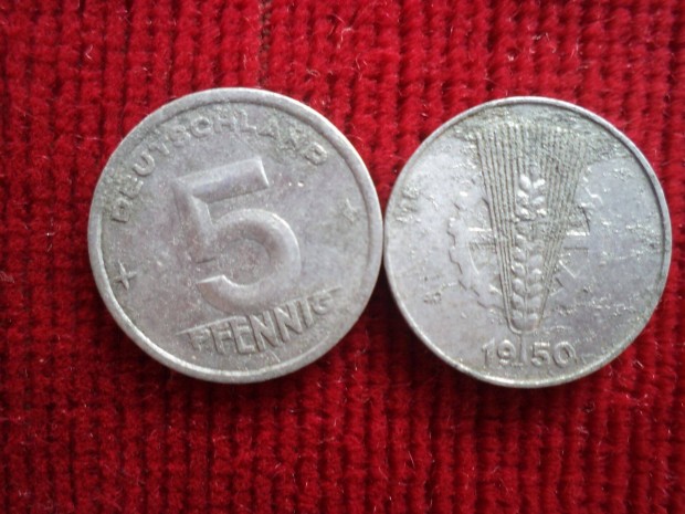 1949-50-es NDK 5 pfennig elad