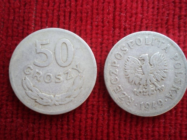 1949-es 50 groszy elad
