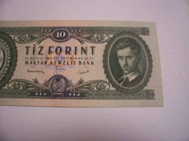 1949 vjrat 10 forintos. A953. Kp szerint