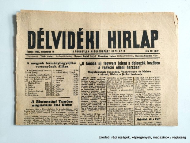 1950 augusztus 16 / Dlvidki Hirlap / jsg - Magyar