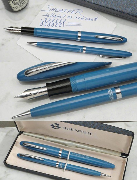 1955-s Sheaffer Cadet tlttoll s ceruza szett tokkal + 30ml tinta