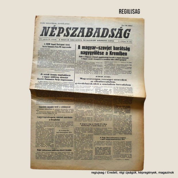 1957 mrcius 28 / Npszabadsg / Eredeti jsg Ssz.: 29438