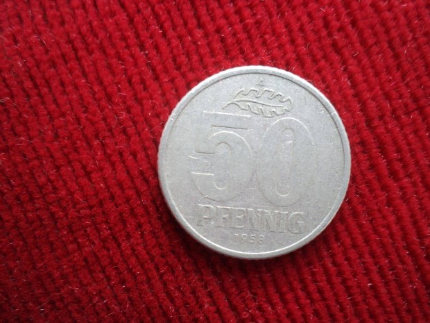1958-as NDK 50 pfennig elad