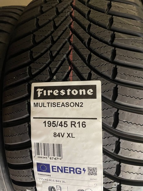 195/45R16 Firestone Multiseason2 ngyvszakos gumi
