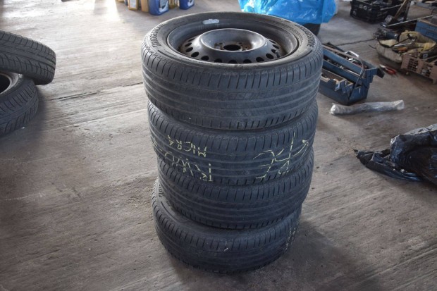 195/55*16 m�ret� ny�ri ker�kgarnit�ra Nissan �s Renault aut�kra elad�