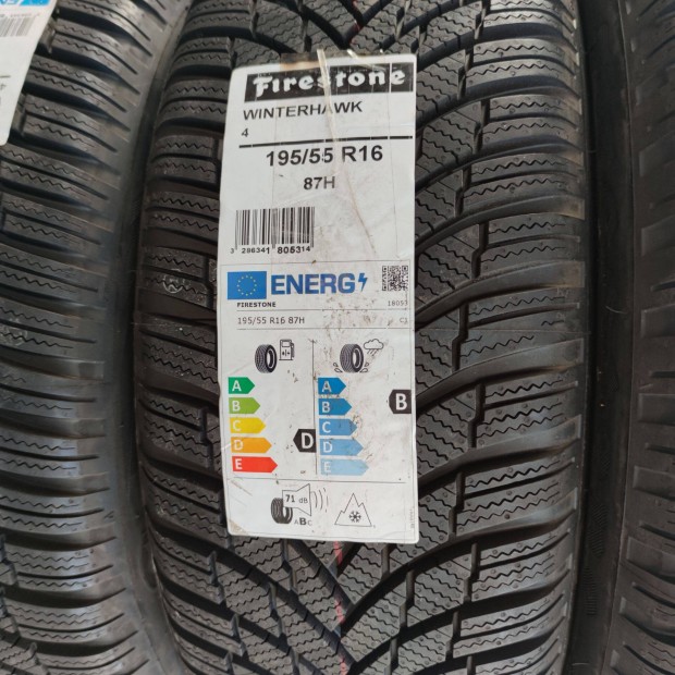 195/55 R16 Új!! Firestone téli gumi 99000ft a 4db /199/