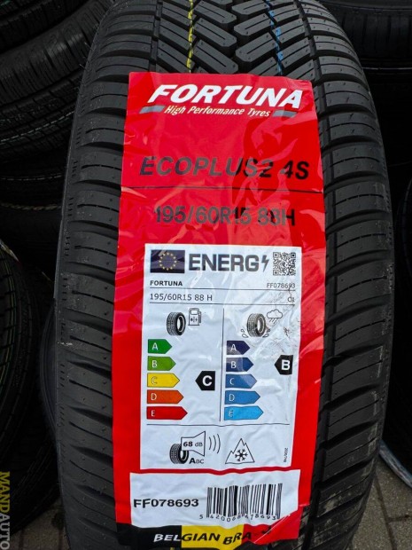 195/60R15 Fortuna Ecoplus2 4Season.Új négy évszakos gumi