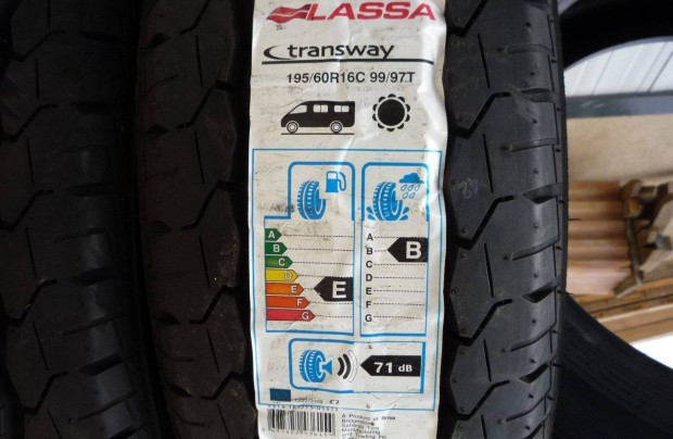 195/60R16C Lassa j gumi 2db olcsn elad!