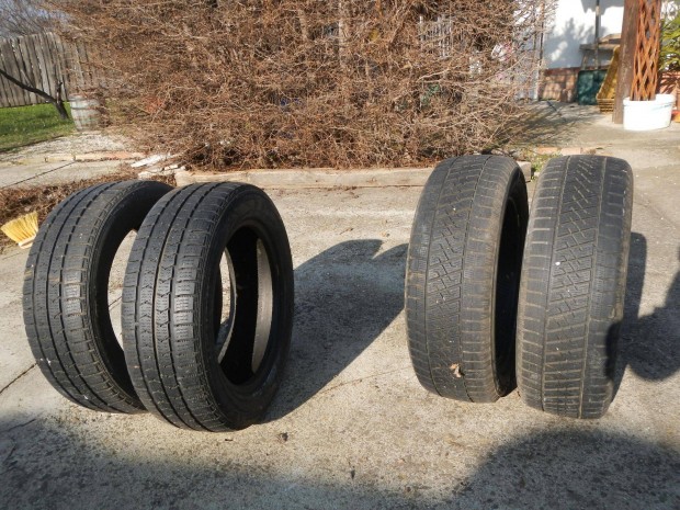 195/60R16C hasznlt tli teher gumik , 4 darab , olcsn