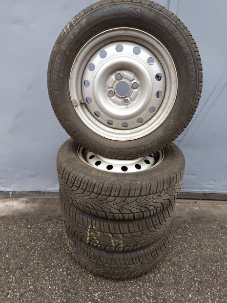 195/60 r15 lemezfelni tli gumival 4 db