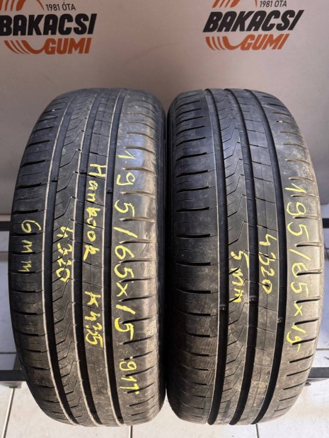 195/65R15 195 65 15 195/65x15 Hankook nyári gumi eladó