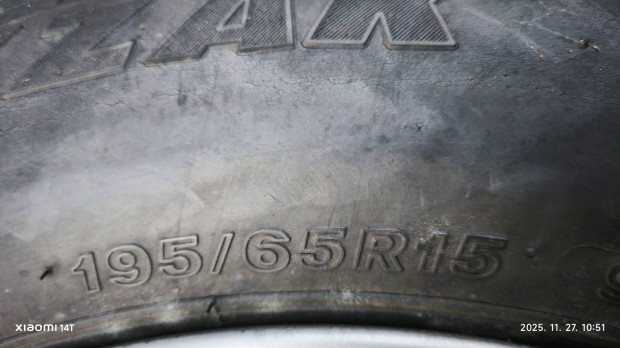 195/65R15 Bridgestone tli gumi