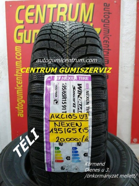 195/65R15 Nexen Winguard Snowg WH2 tli