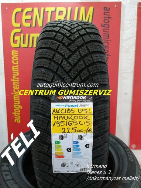 195/65R15 T W462 Hankook tli