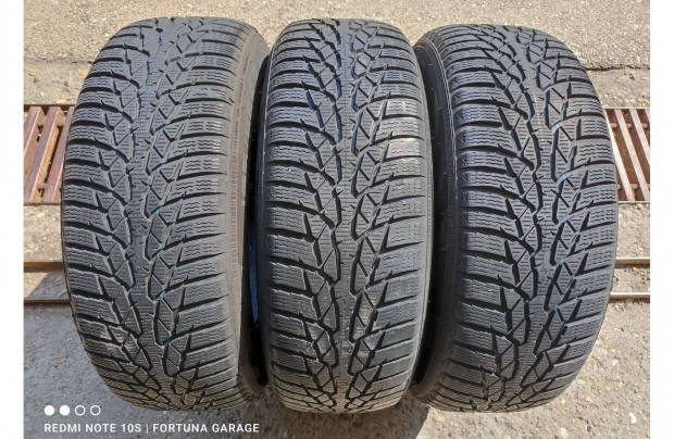 195/65 R15" Nokian hasznlt tli gumik (2db +1 ajndk)