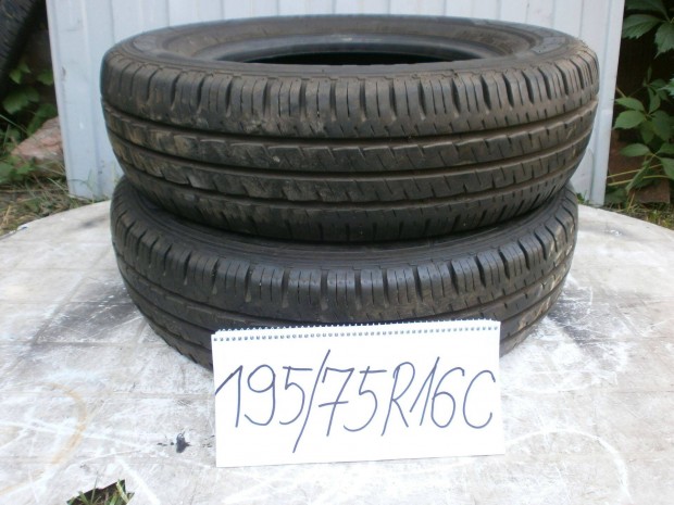 195/75 R16C kisteher Hankook nyárigumi 2 db