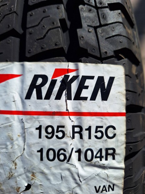 195 r15c nyári gumi 2db Riken