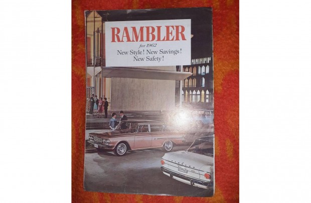 1962 Rambler komplett modellprogramm USA prospektus