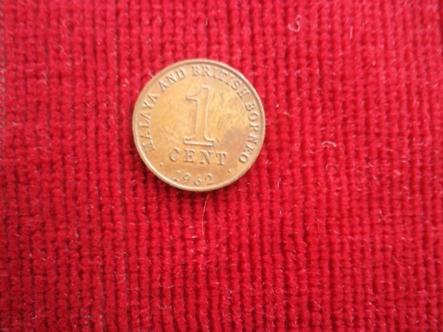 1962-es borneoi 1 cent j llapotban elad