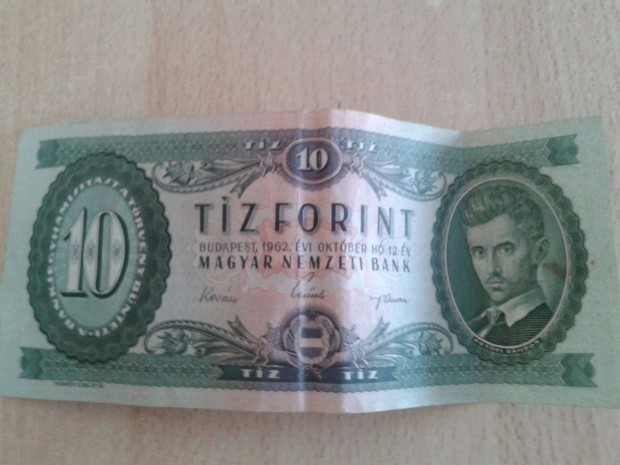 1962-es papr 10 forint