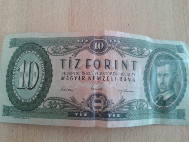 1962-es papr 10 forint