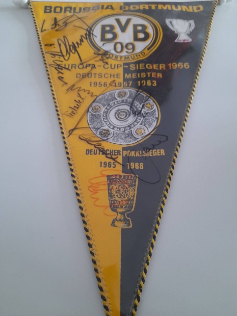 1966 BVB Borussia Dortmund Europa-kupa pennant